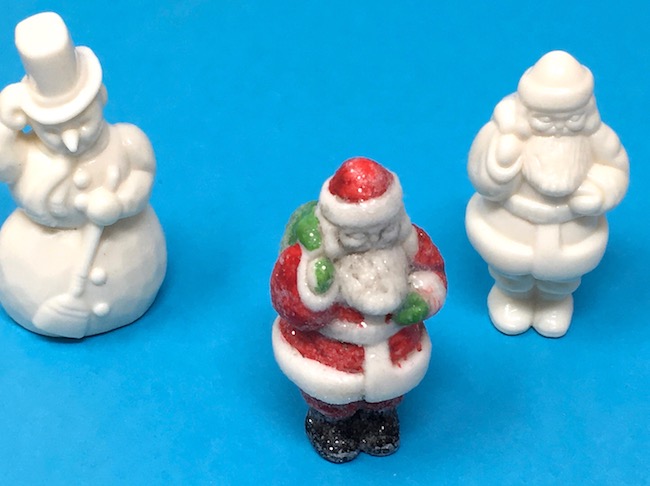 Tim Holtz salvaged Santa and Snowman