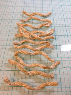 Untwisted rope segments