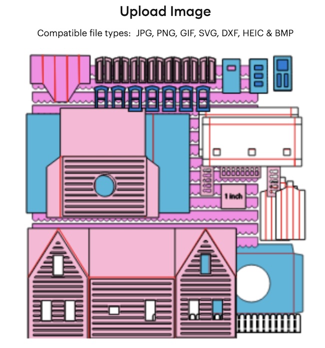 Upload screen in Cricut Design Space