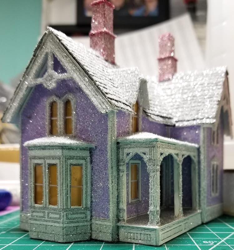 Victorian House from Cut and Assemble house book