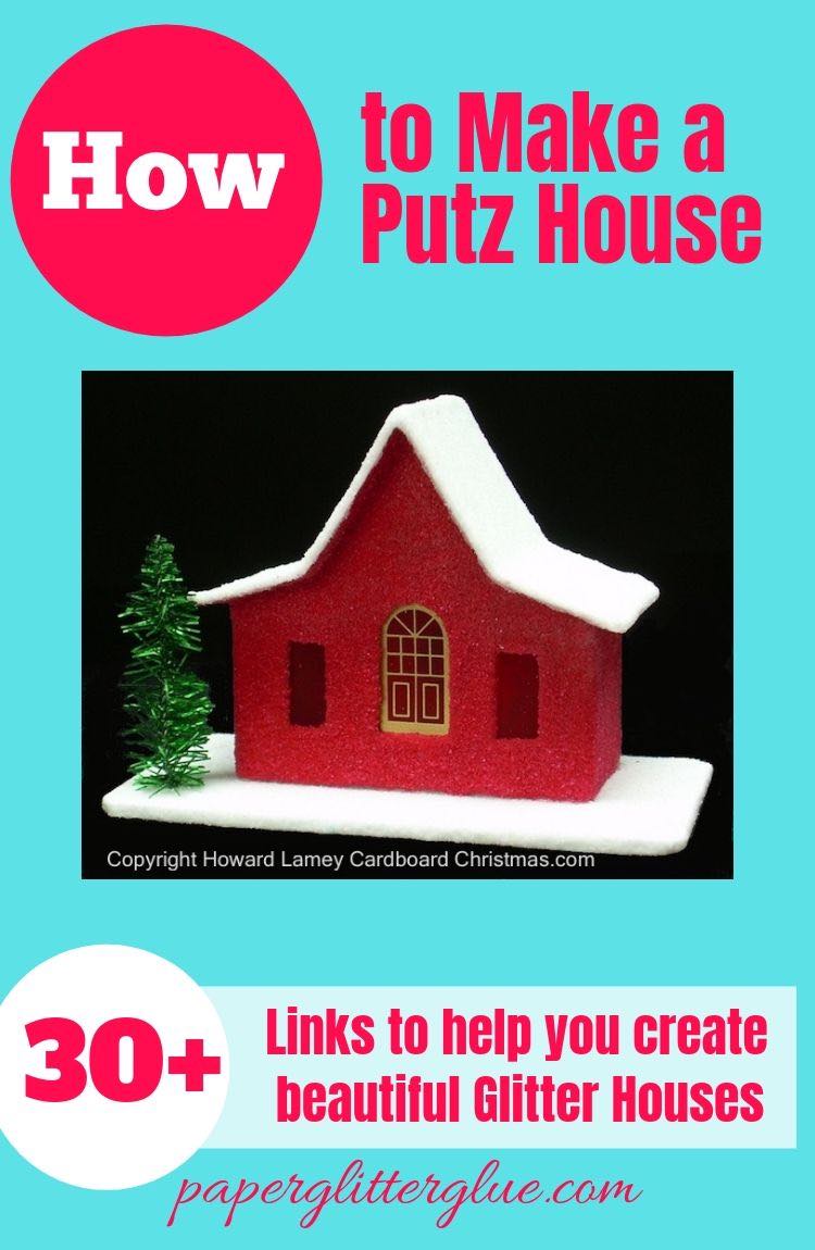 What is a Putz House? Ten Cent City glitter house