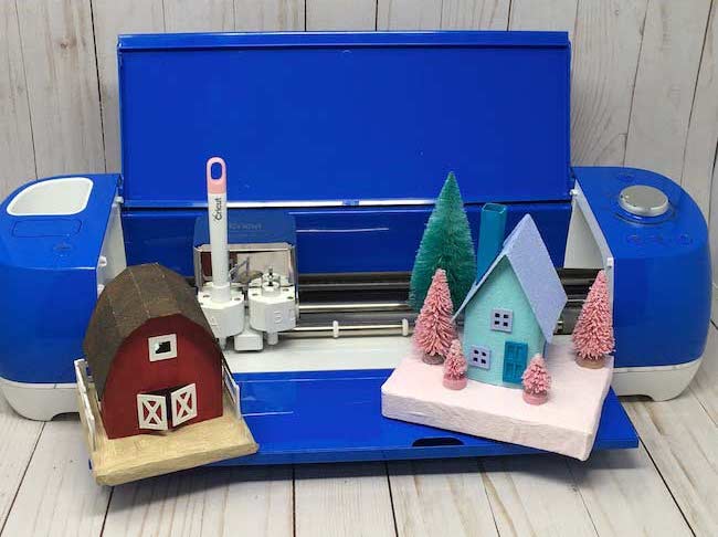 cricut explore and how to make putz houses