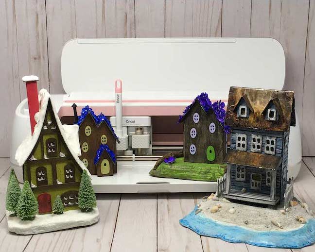 cricut-maker-to-make-little-Putz-houses-