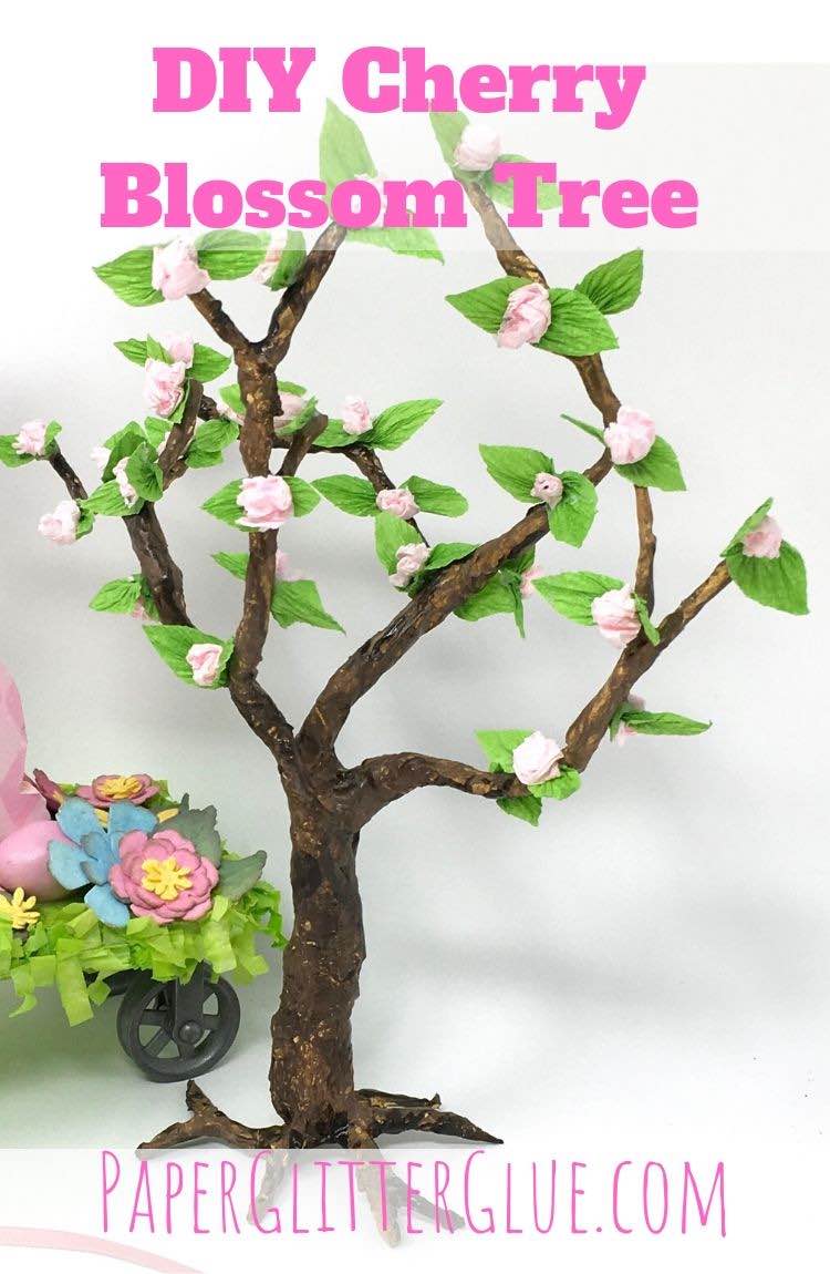 diy cherry blossom tree how to make