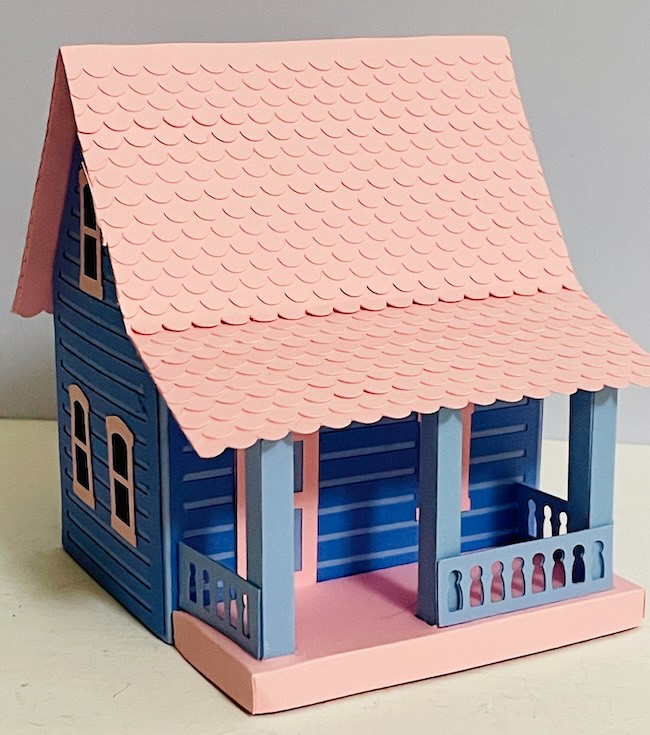 Porch roof score line