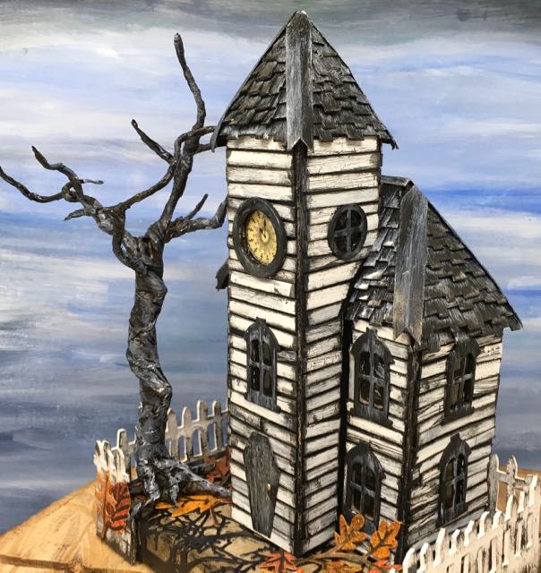 haunted-schoolhouse-a-seasonal-putz-house-paper-glitter-glue