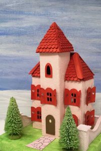 valentine villa putz house with front bell tower